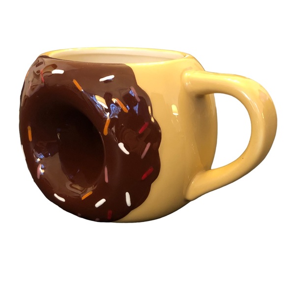 Chocolate Glazed Donut Coffee Mug - Picture 3 of 7